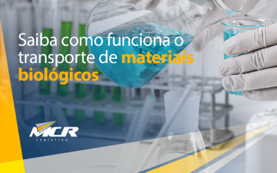 Saiba como funciona o transporte de materiais biológicos